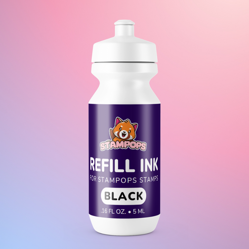 Black ink refill bottle (0.16 fl oz)