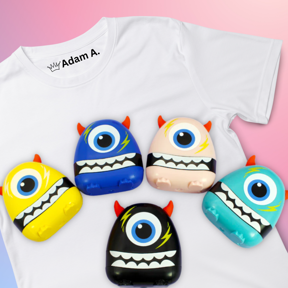 Stampops - Friendly Monsters Custom Name Stamps