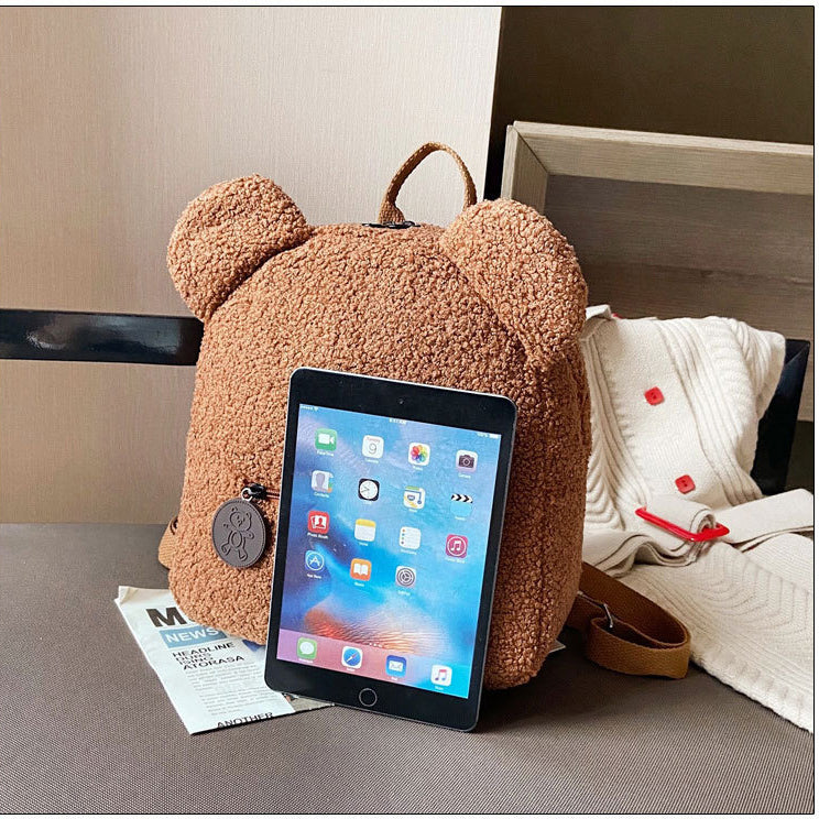 'BagPops' - Teddy Bear Backpack With Custom Name